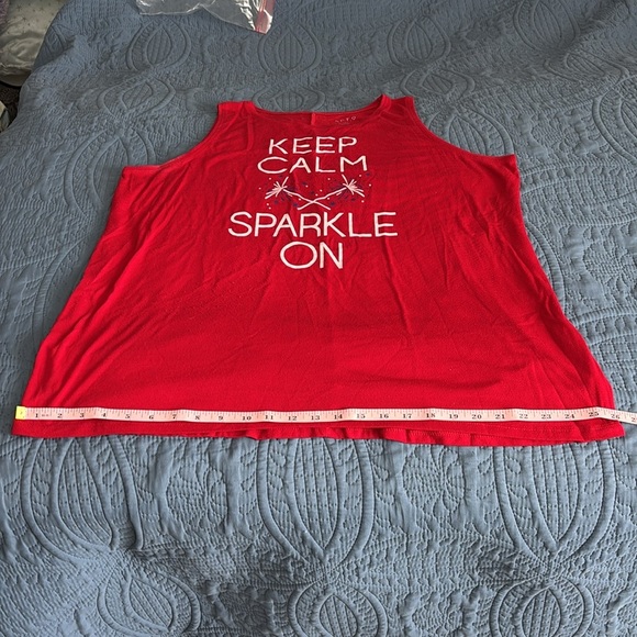 Women’s Apt. 9 Red Tank Top Size XXL - Picture 7 of 7